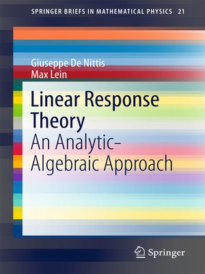 cover image of Linear Response Theory
